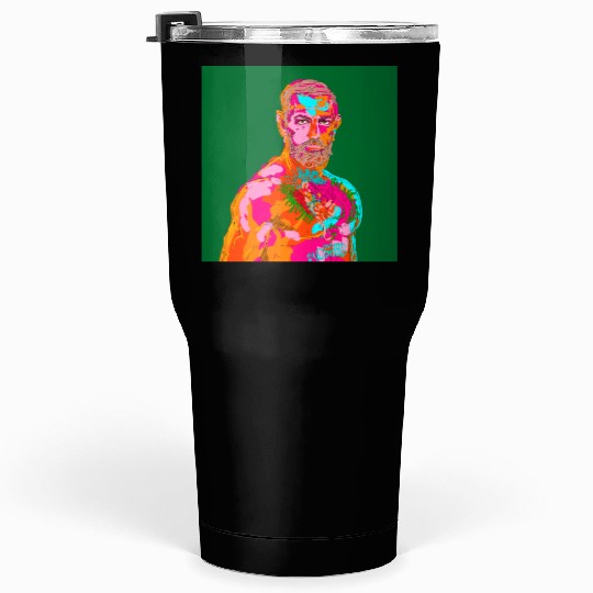 Conor McGregor abstract painting Tumblers 30 Oz
