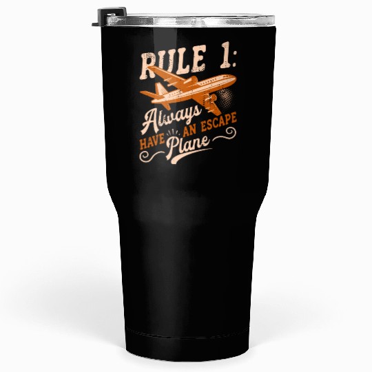 Airline Pilot Aviation Pun For a Corporate Pilot Tumblers 30 Oz