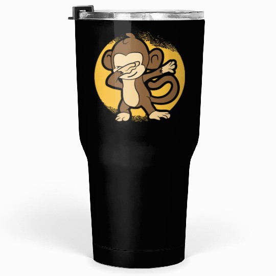 Cute Dabbing Monkey Tumblers 30 Oz