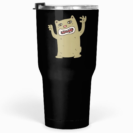 funny catzilla, cat lover Tumblers 30 Oz