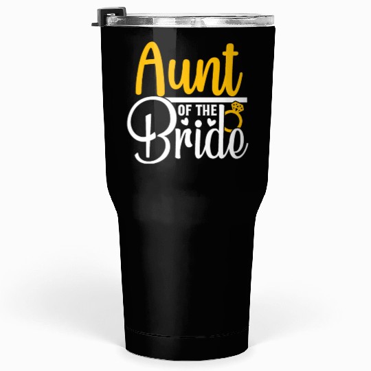 Aunt Of The Bride Wedding Party Matching Gift Tumblers 30 Oz