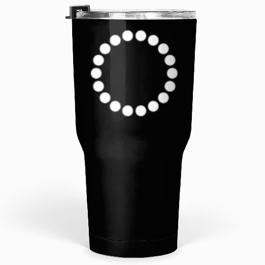 circle shape 9 Tumblers 30 Oz