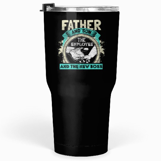 Father & Son Newborn Dad Gift Tumblers 30 Oz