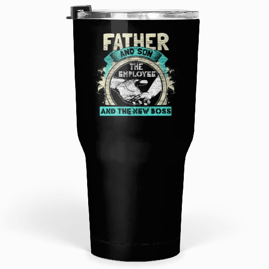 Father & Son Newborn Dad Gift Tumblers 30 Oz