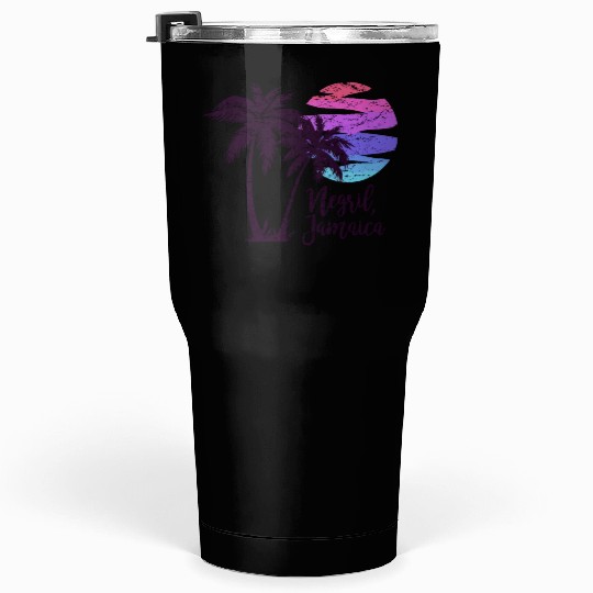 Negril Jamaica Beach Lover Spring Break Cruise Vac Tumblers 30 Oz