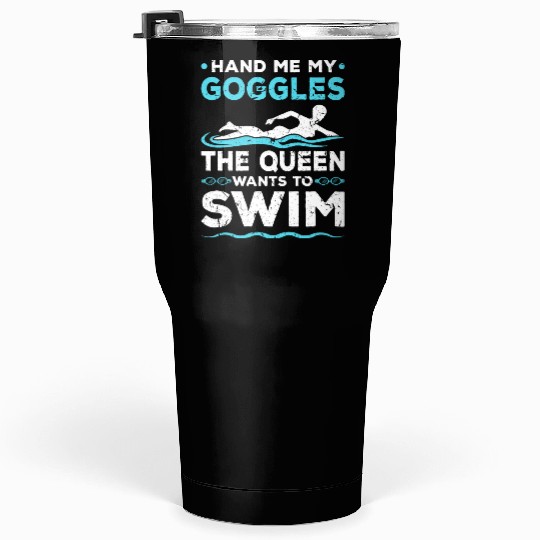 Swimming Googles Swimmer Queen Swim Tumblers 30 Oz