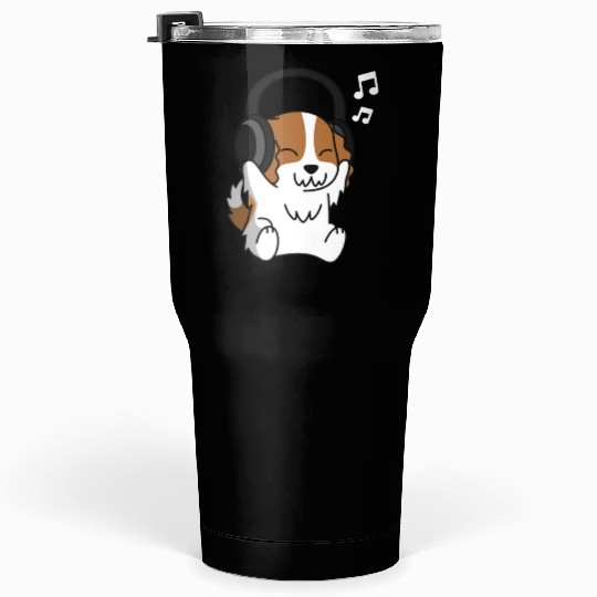 Music Lover Cavalier King Charles Spaniel Tumblers 30 Oz
