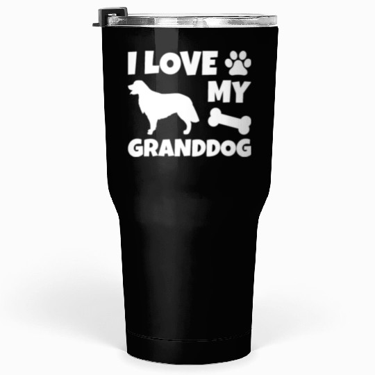 I Love My Granddog Golden Retriever Tumblers 30 Oz