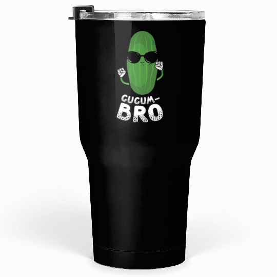 Cucumbro Vegetarian Vegetable Vegan Cucumber Tumblers 30 Oz
