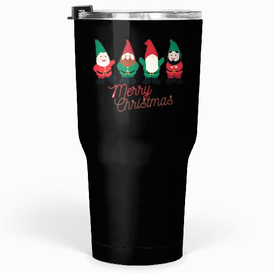 Christmas Funny Gnomes Tumblers 30 Oz