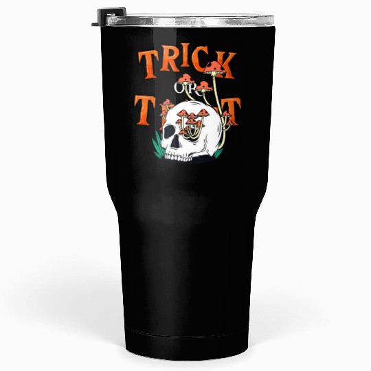 Trick or Treat People With Kindness Skeleton Hallo Tumblers 30 Oz
