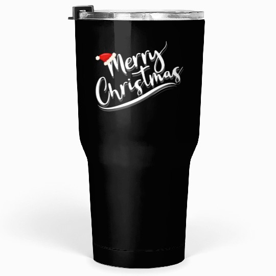Merry Christmas and Happy New Year Tumblers 30 Oz