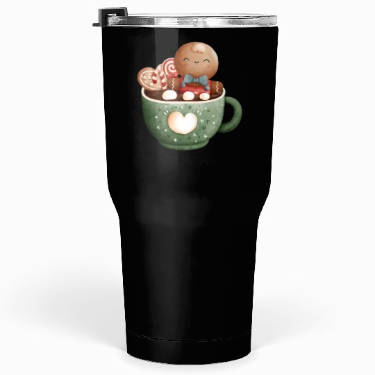 Christmas Gingerbread Graphic Tumblers 30 Oz