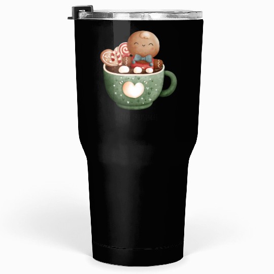 Christmas Gingerbread Graphic Tumblers 30 Oz