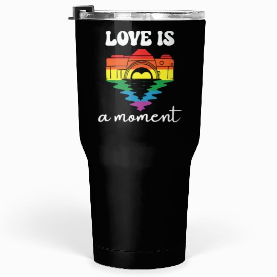 LBGT Flag Gay Pride Human Vintage Rainbow Tumblers 30 Oz