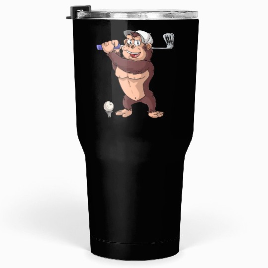 Golfing Monkey Tumblers 30 Oz
