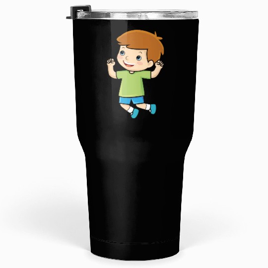 boy jumps school enrollment joy kindergarten boys Tumblers 30 Oz