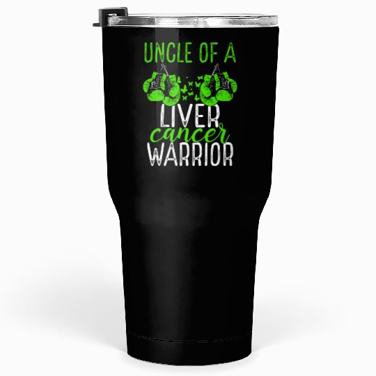 Uncle Liver Cancer Awareness Niece Nephew Tumblers 30 Oz