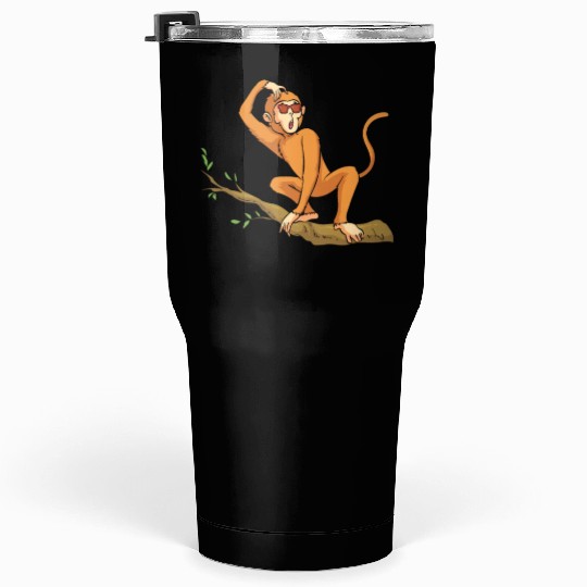 Funny Orangutan Monkey Chimpanzee Monkey - Funny M Tumblers 30 Oz