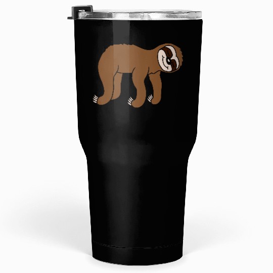 Design hanging lying sloth Tumblers 30 Oz
