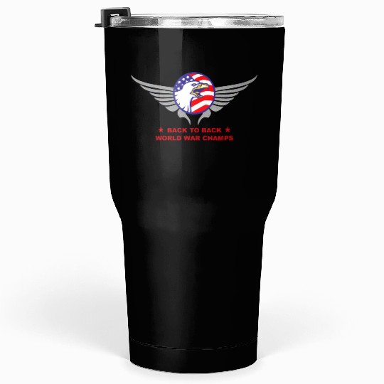 Back to Back B2B World War Tumblers 30 Oz
