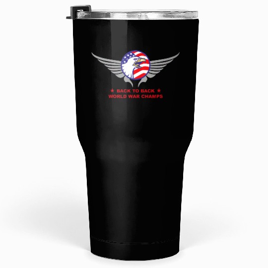 Back to Back B2B World War Tumblers 30 Oz