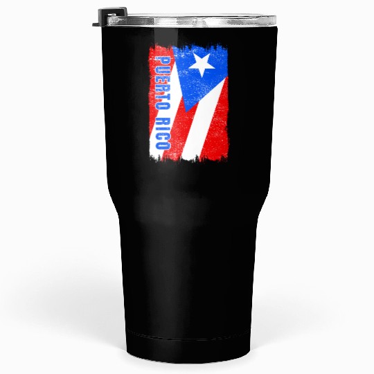 Puerto Rico flag Tumblers 30 Oz