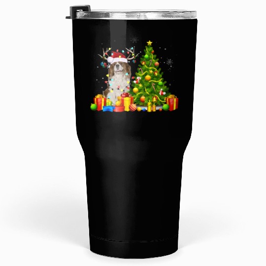 Cavalier King Charles Spaniel Christmas Dog Lover Tumblers 30 Oz