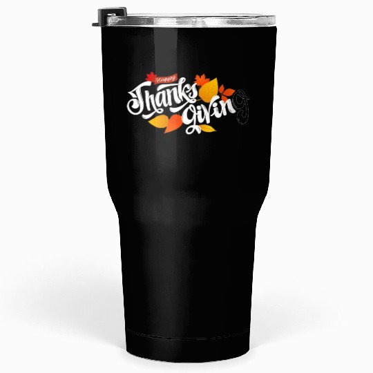 Happy Thanksgiving Day in 2023,Thanksgiving Break Tumblers 30 Oz