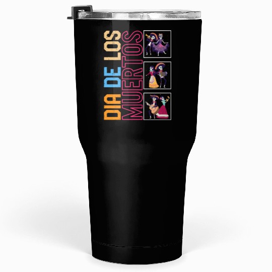Dia De Los Muertos Tumblers 30 Oz, Ballet Folklorico Sugar