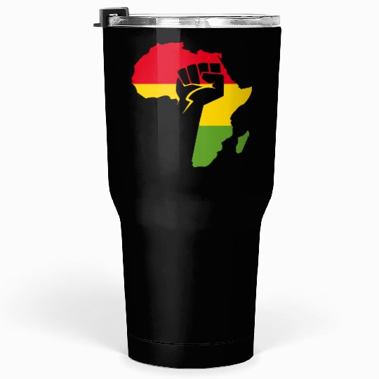 African Black Power Tumblers 30 Oz