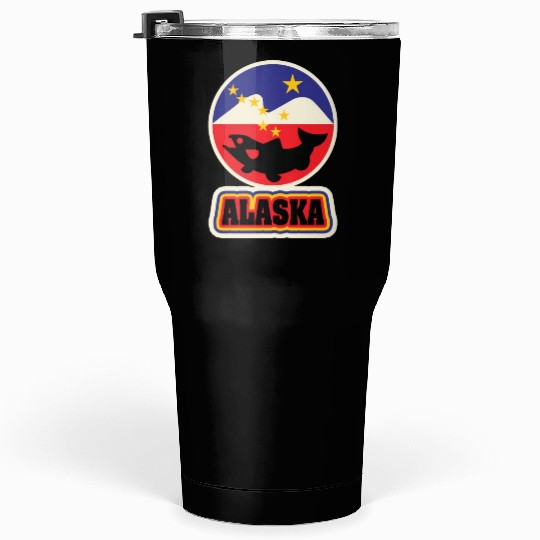 US States ALASKA Tumblers 30 Oz