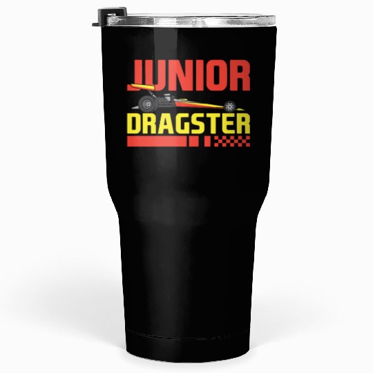 Junior Dragster Drag Racing Future Drag Racer Kids Tumblers 30 Oz