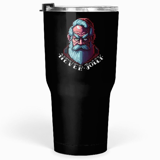 Grumpy Santa Tumblers 30 Oz