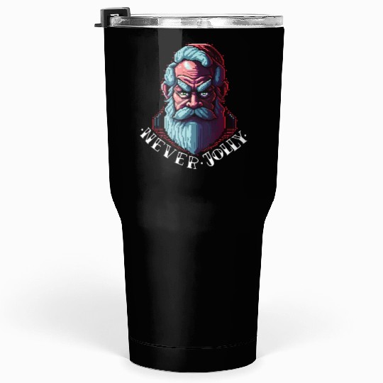 Grumpy Santa Tumblers 30 Oz