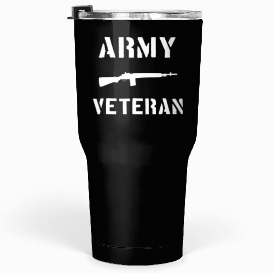 US Army Veteran M14 Rifle Tumblers 30 Oz