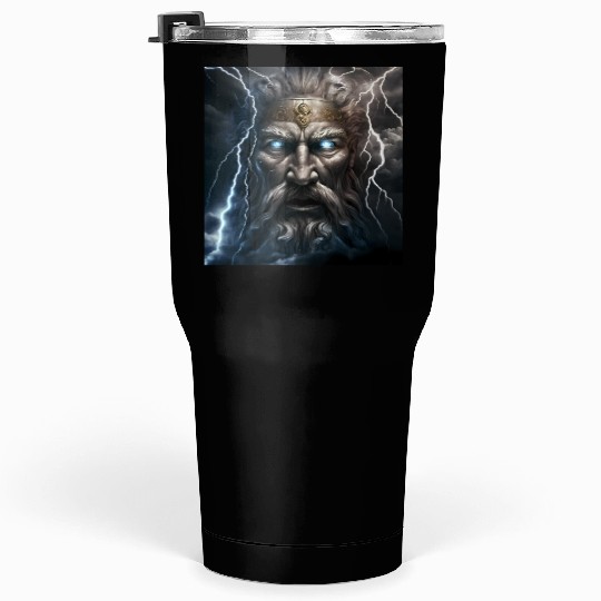 Portrait of Zeus Tumblers 30 Oz