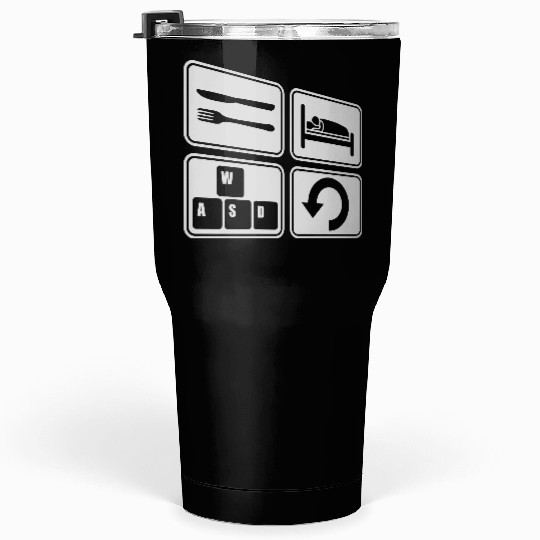 computer gaming daily repeat Tumblers 30 Oz