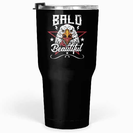 Bald and Beautiful Tumblers 30 Oz