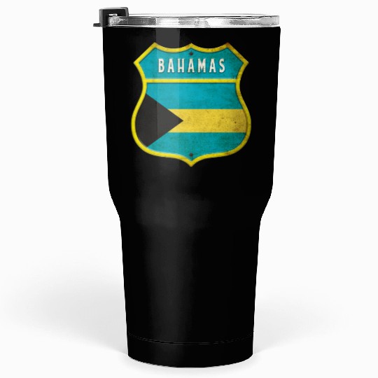 Bahamas coat of arms flag design Tumblers 30 Oz