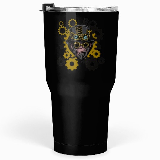 monkey and gear Tumblers 30 Oz