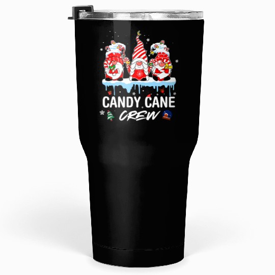 Candy Cane Crew, Santa Christmas 2022 Kids Boys Gi Tumblers 30 Oz
