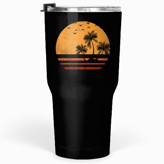 Palm tree Summer Beach Tumblers 30 Oz
