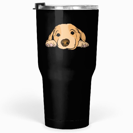 Golden Retriever Cute Puppy Dog Pet Lover Gifts Tumblers 30 Oz