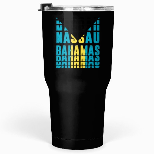 Nassau Bahamas flag design Tumblers 30 Oz