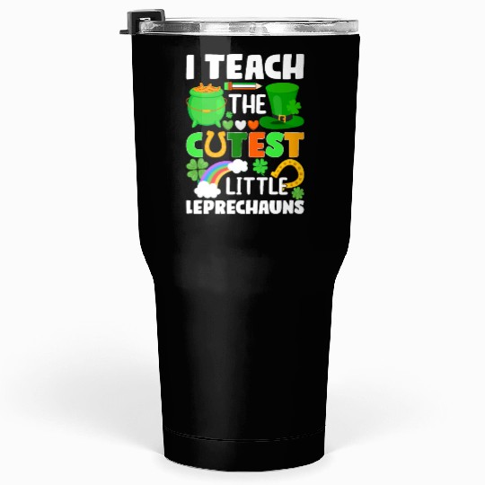 St. Patricks Day Teacher Cutest Little Leprechauns Tumblers 30 Oz