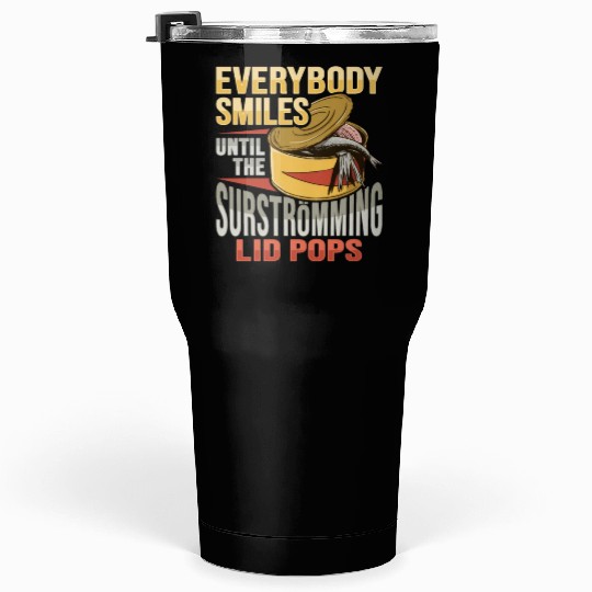 Canned Fish Surströmming Design for Swedish Fish Tumblers 30 Oz