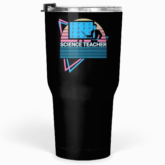 Science Teacher Retro Tumblers 30 Oz