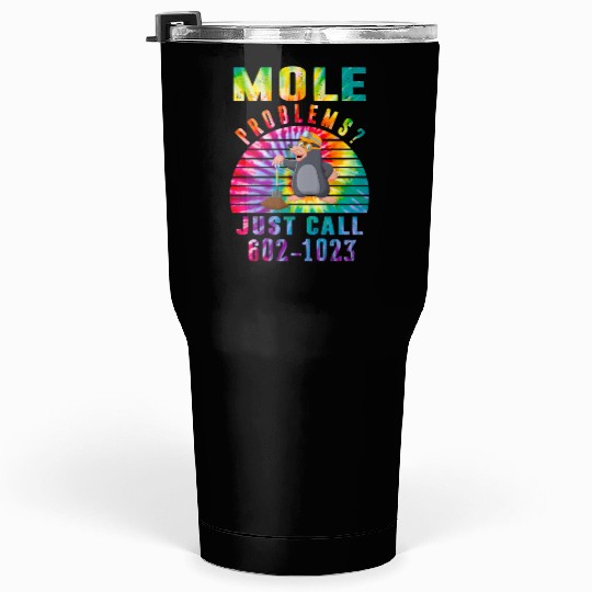 Vintage Mole Day Mole Problems Just Call Tumblers 30 Oz