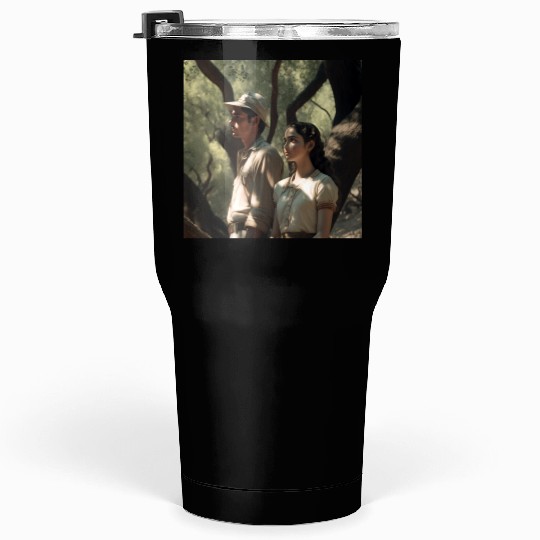 screengrab from a 1920s film scene beautiful Tumblers 30 Oz